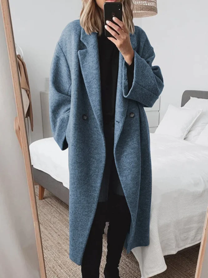 Women's Modern Fashion Oversized Warm Long Coat