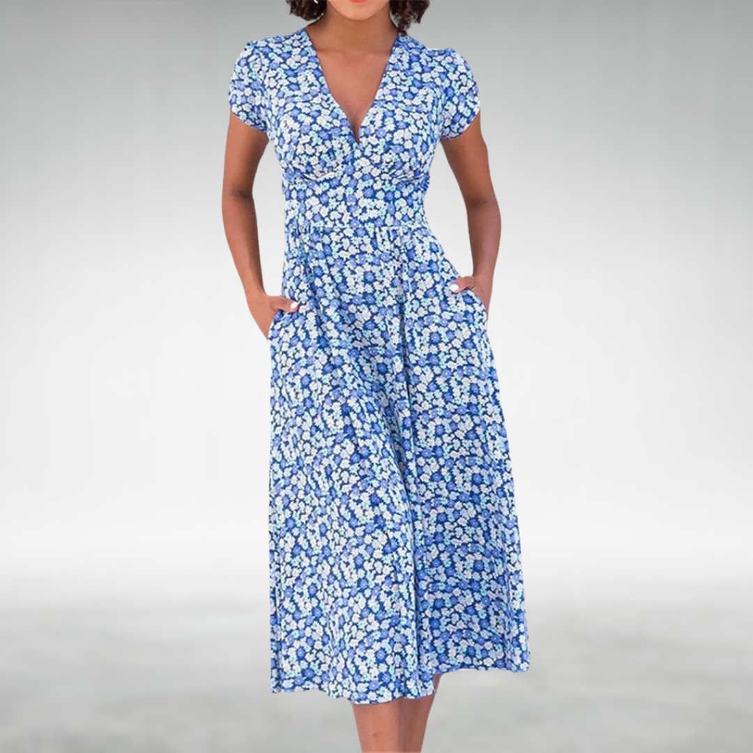 Versatile Classic Aesthetic Flattering Fit Summer Dress for Women