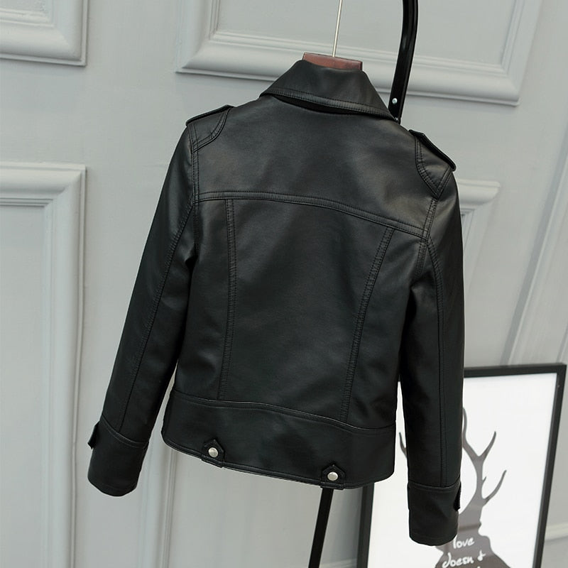 Women’s Flattering Fit Streetwear Rider Suede Jacket