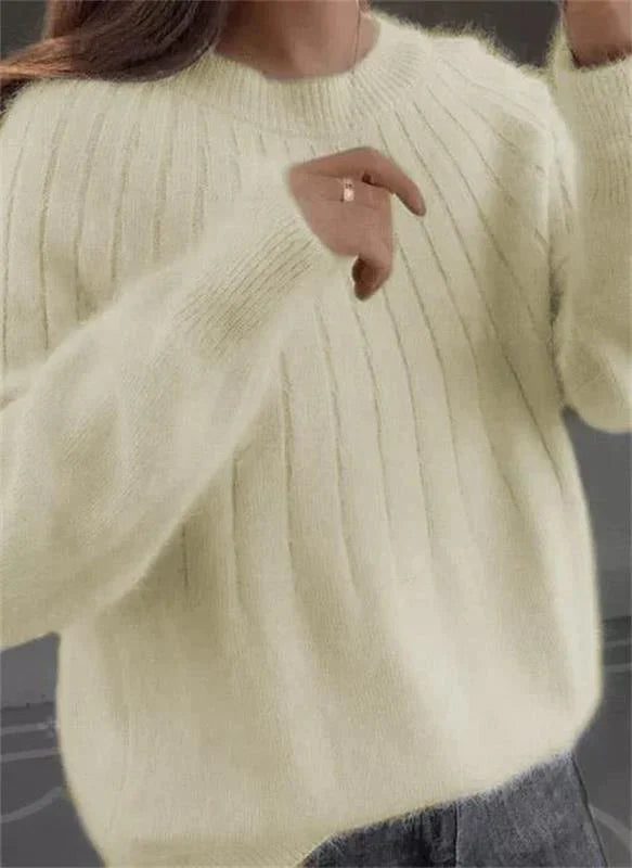 Women's Modern Fashion Knitted Warm Jumper