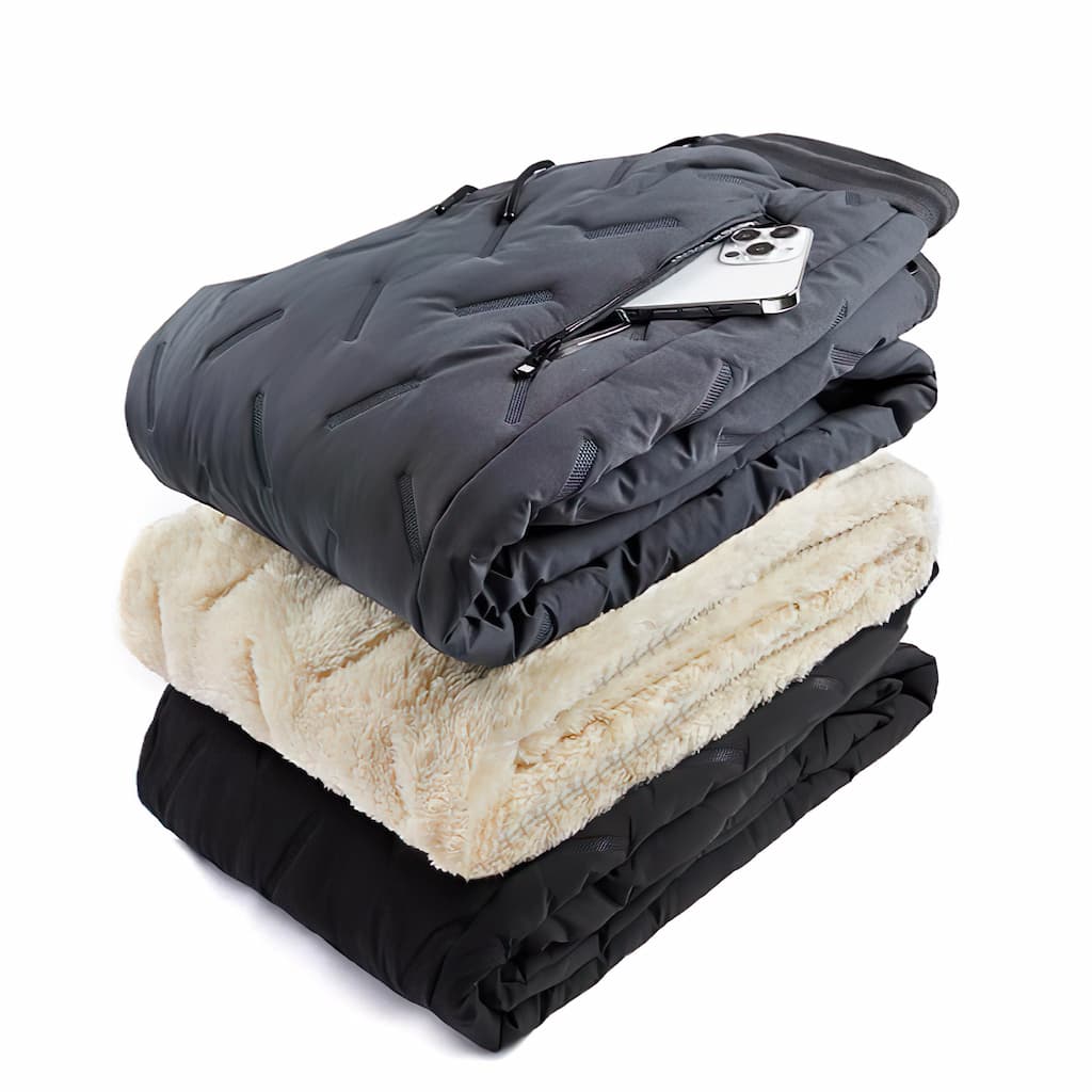 Women's Functional Waterproof Thermal Pants with Thick Sherpa Lining and Pockets