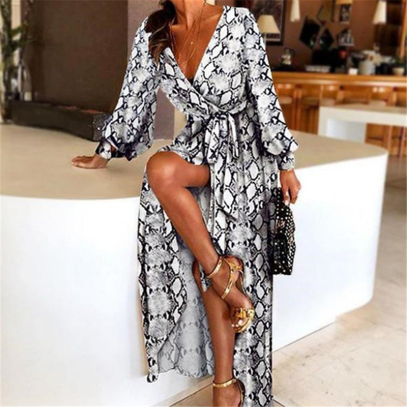 Enchanting Flowy Sunny Party Bohemian Maxi Dress for Women