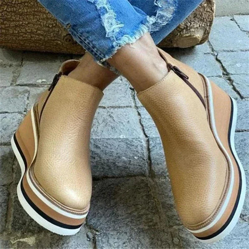 Women’s Platform Chelsea Boots Winter Height and Style