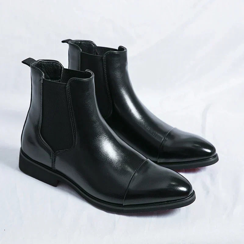 Men's Classic Practical Outdoor Polished Chelsea Boots