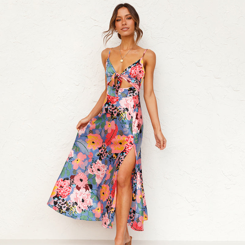 Women’s Sunny Floral Celebration Maxi Wedding Guest Dresses